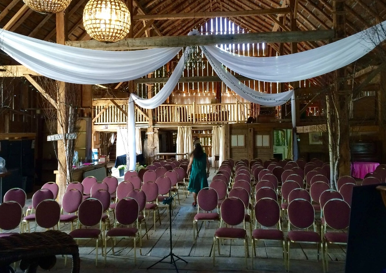 An indoor venue at Century Barn