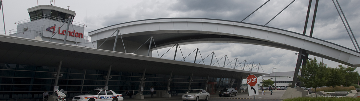 London International Airport Entrance